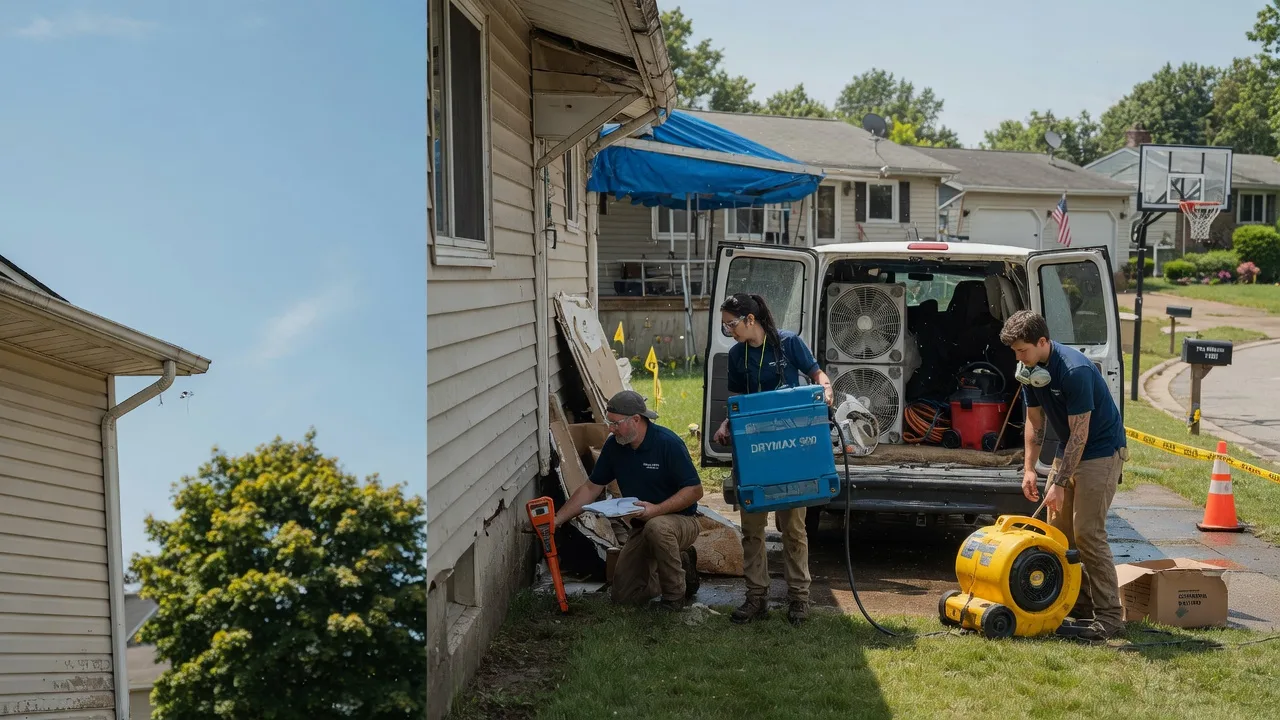 Ceiling Leak Cleanup in Mauston, WI near me