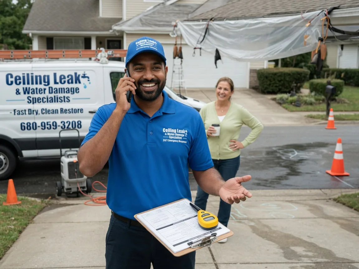 Ceiling Leak Cleanup Mauston, WI FAQs